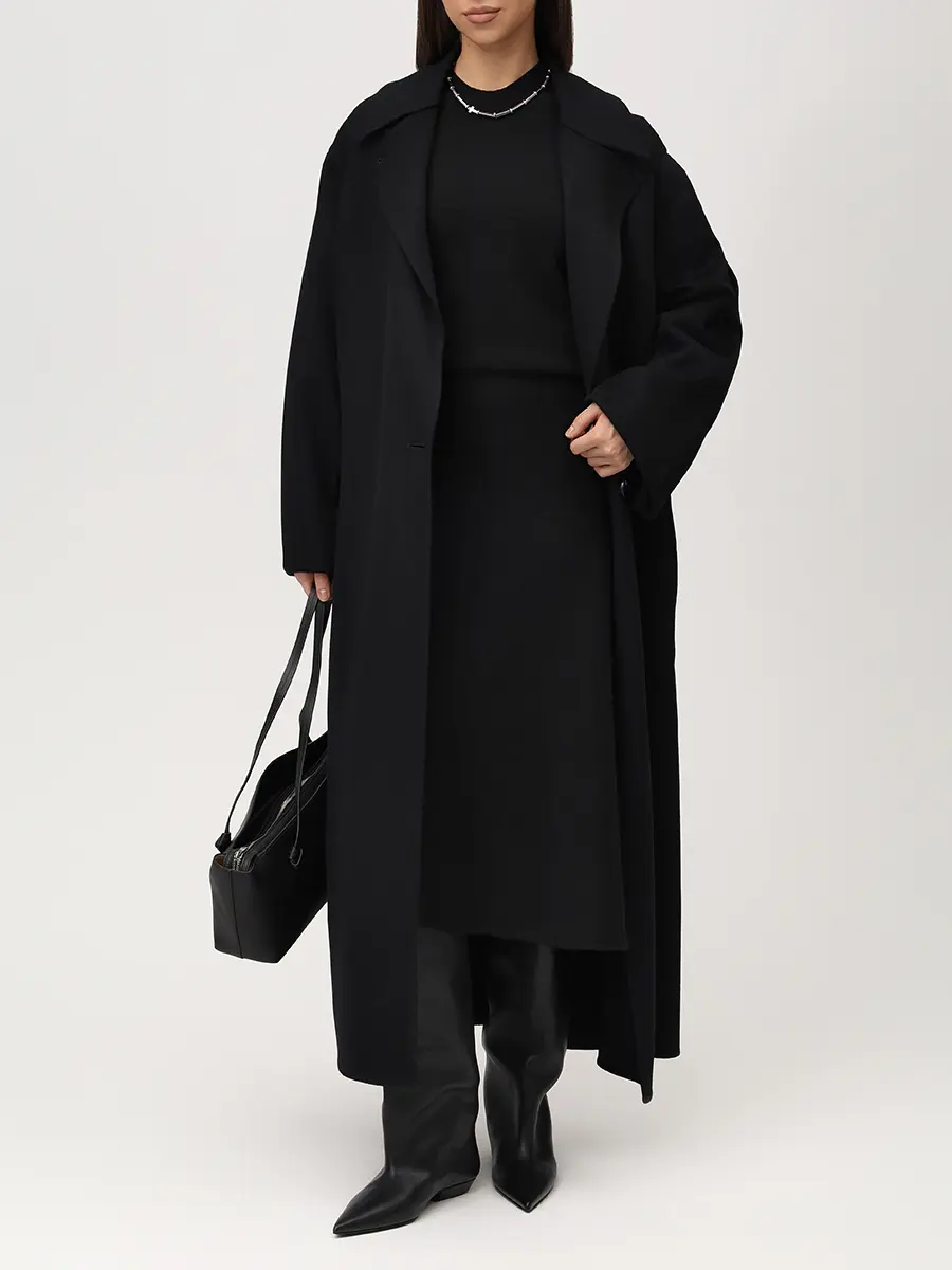 Джемпер шерстяной JIL SANDER J01GP0103 J14603 001 Черный  Фото 2