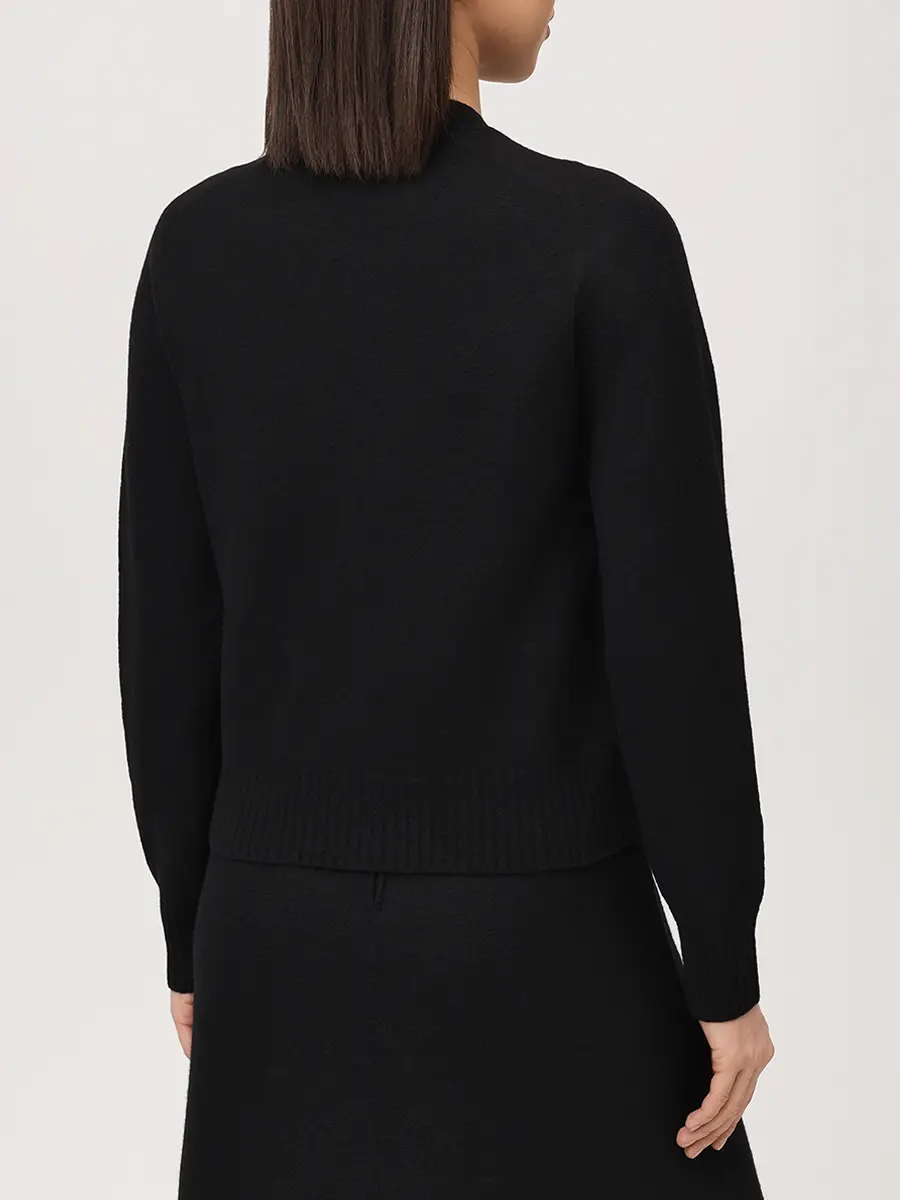 Джемпер шерстяной JIL SANDER J01GP0103 J14603 001 Черный  Фото 3