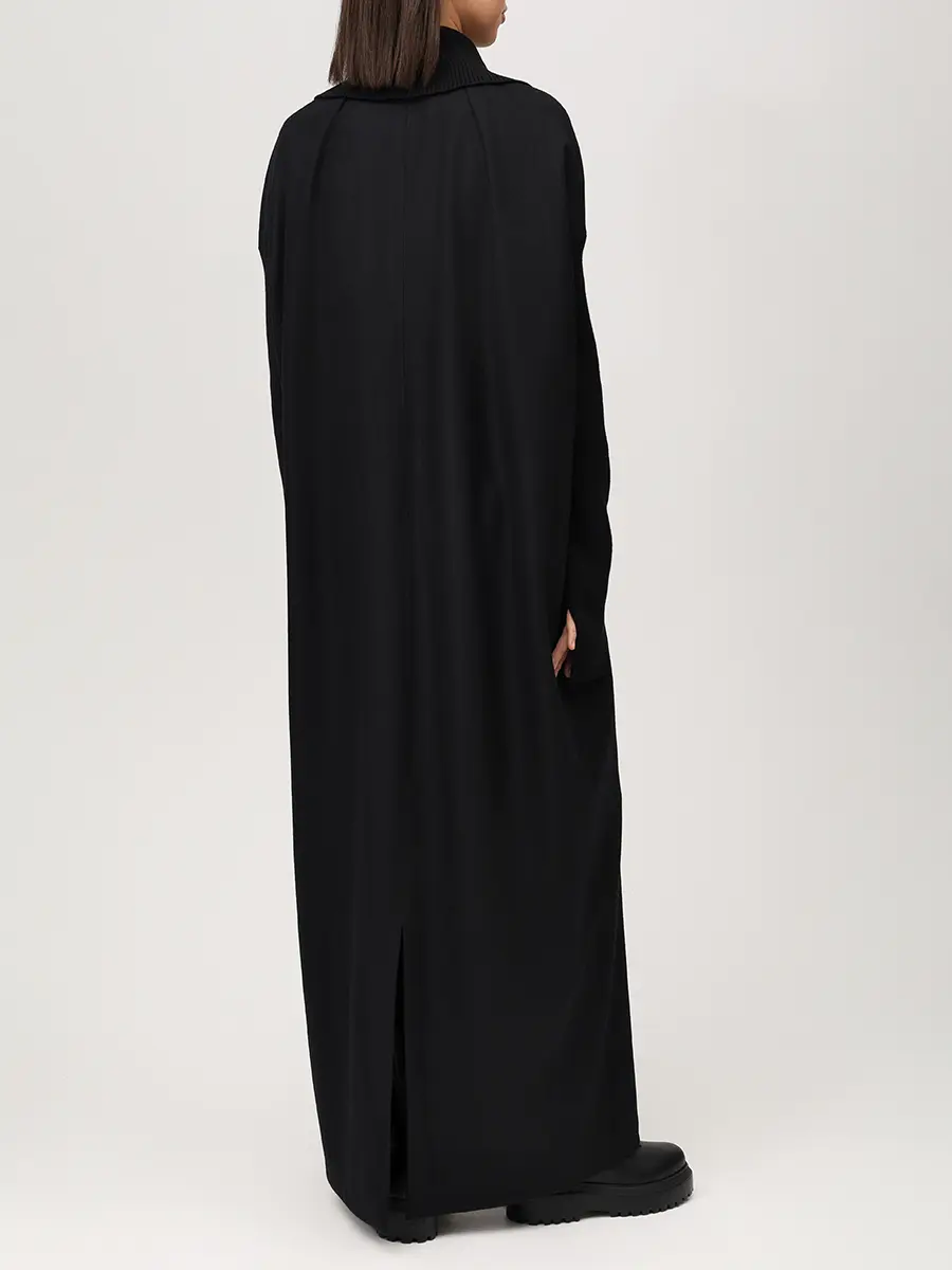 Платье шерстяное JIL SANDER J02CT0517 J40045 001 Черный  Фото 3