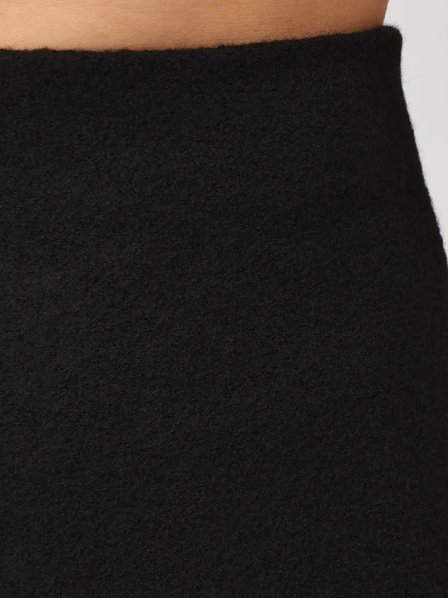 Юбка шерстяная JIL SANDER J02MA0248 J14506 001 Черный  Фото 5