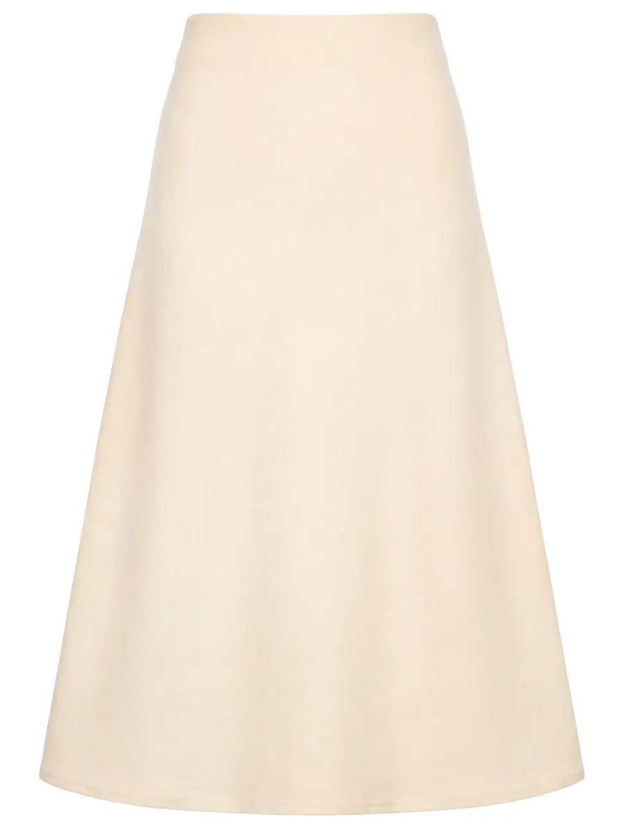 Юбка шерстяная JIL SANDER J02MA0248 J14506 109 Бежевый 