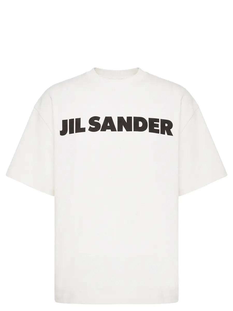 Футболка хлопковая JIL SANDER J03GC0137 J45148 102 Белый 