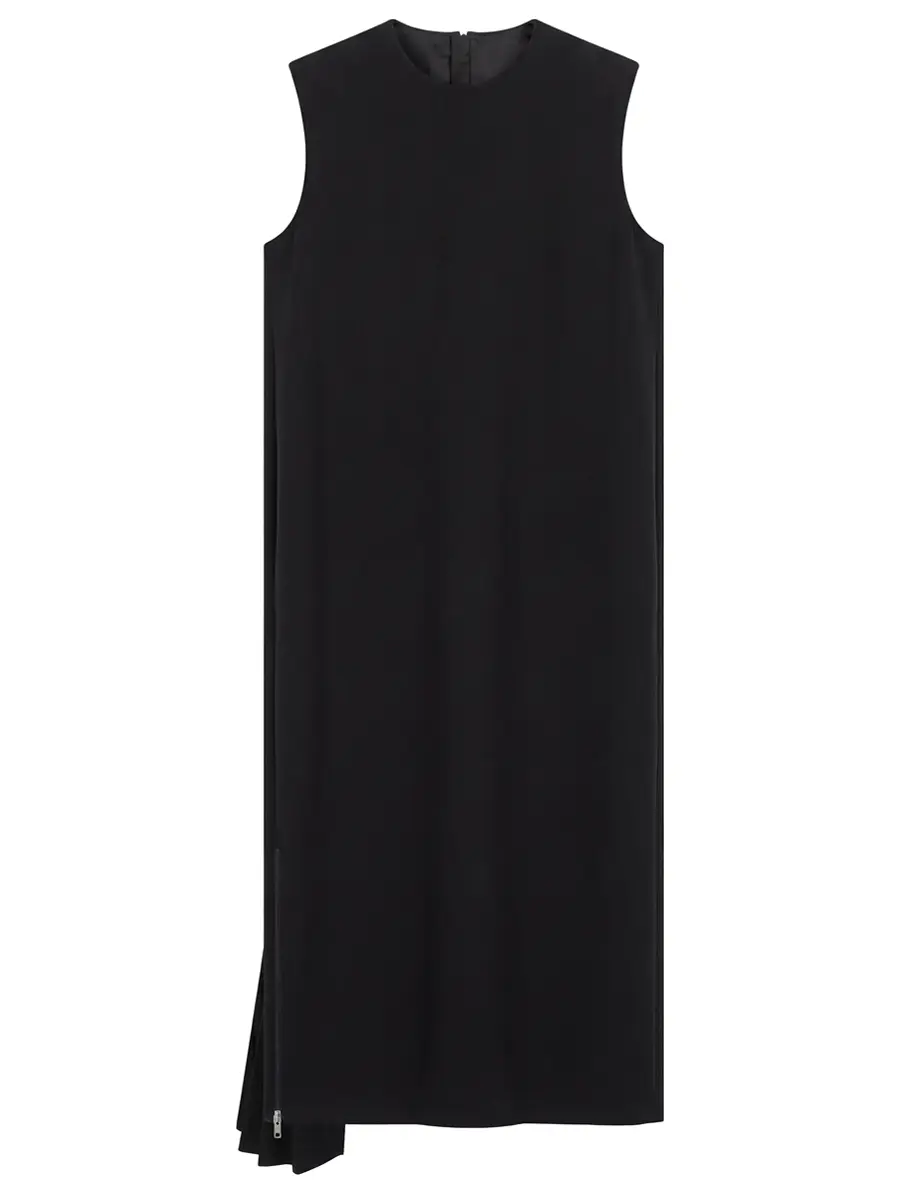 Платье шерстяное JIL SANDER J04CT0114 J40021 001 Черный 