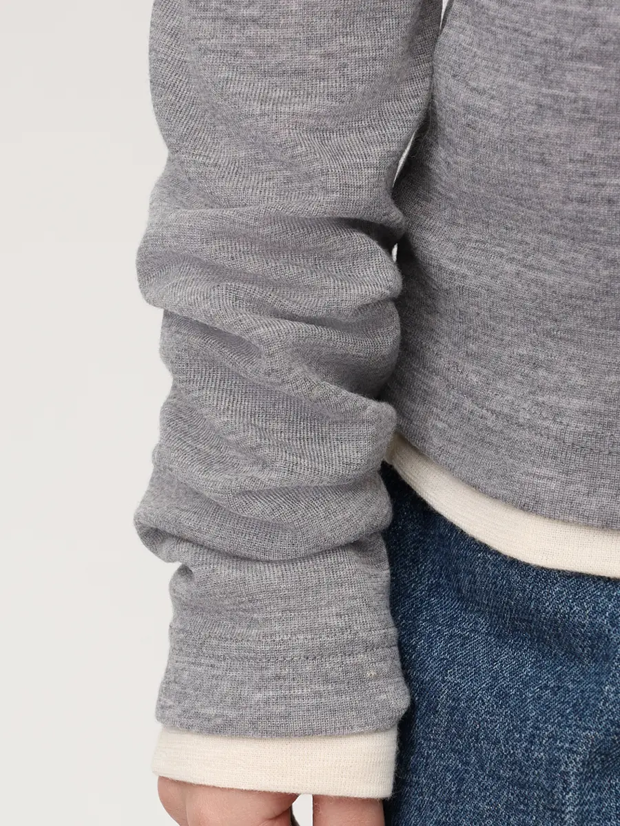 Комплект из водолазки и лонгслива JIL SANDER J40FV0115 J20226 924 Серый  Фото 5