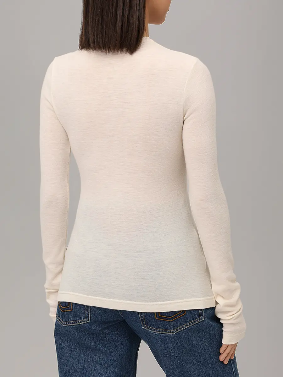Комплект из водолазки и лонгслива JIL SANDER J40FV0115 J20226 924 Серый  Фото 6