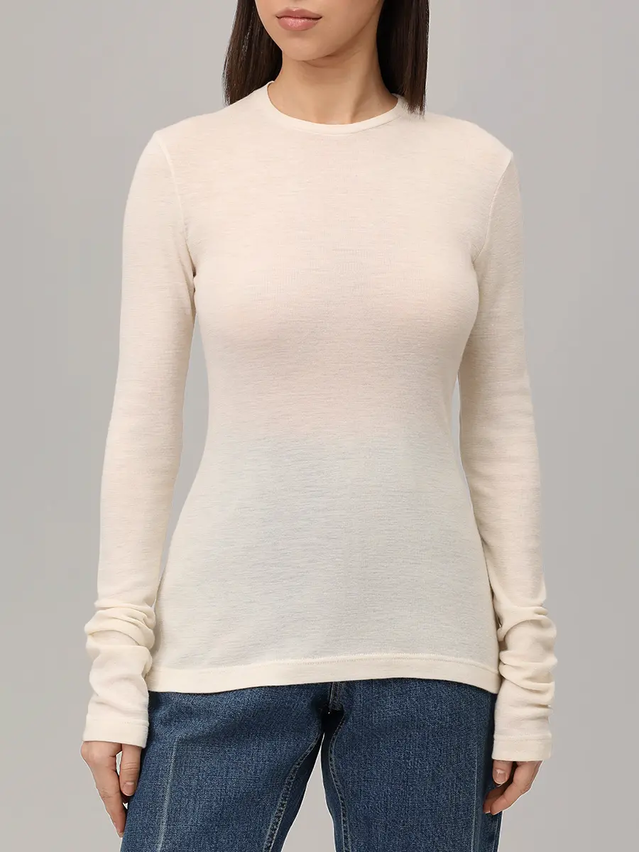 Комплект из водолазки и лонгслива JIL SANDER J40FV0115 J20226 924 Серый  Фото 7