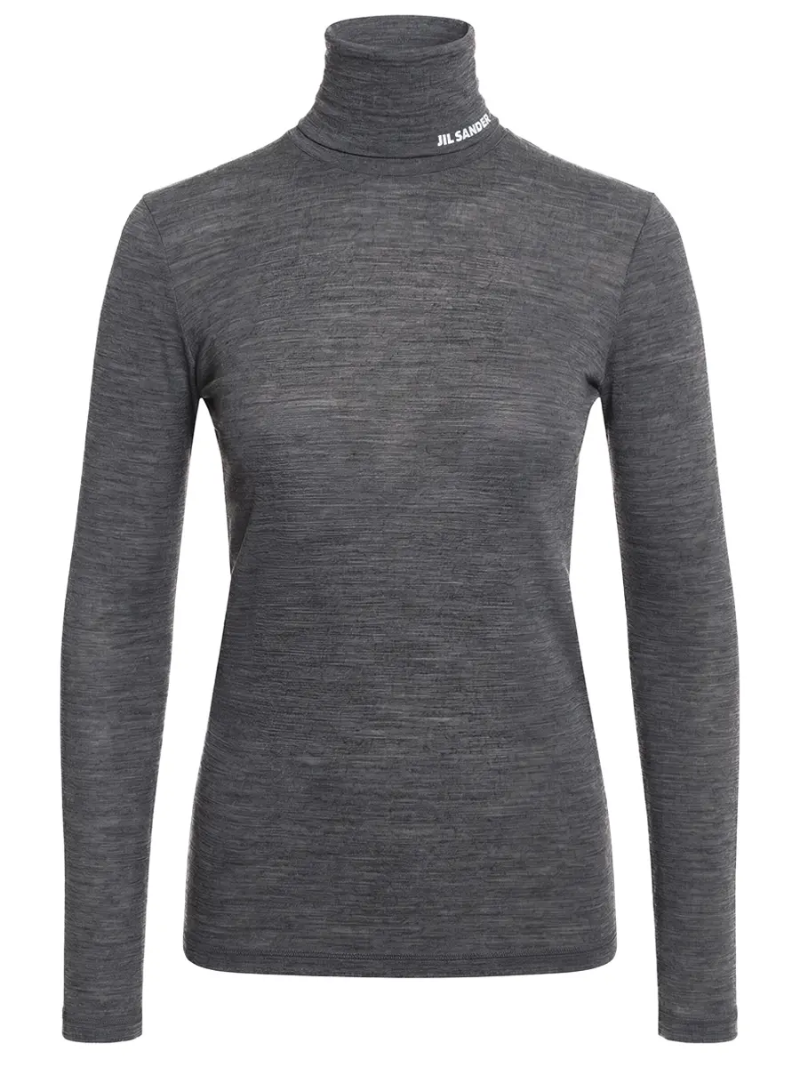 Водолазка однотонная JIL SANDER J40GC0020 J70021 028 Серый 