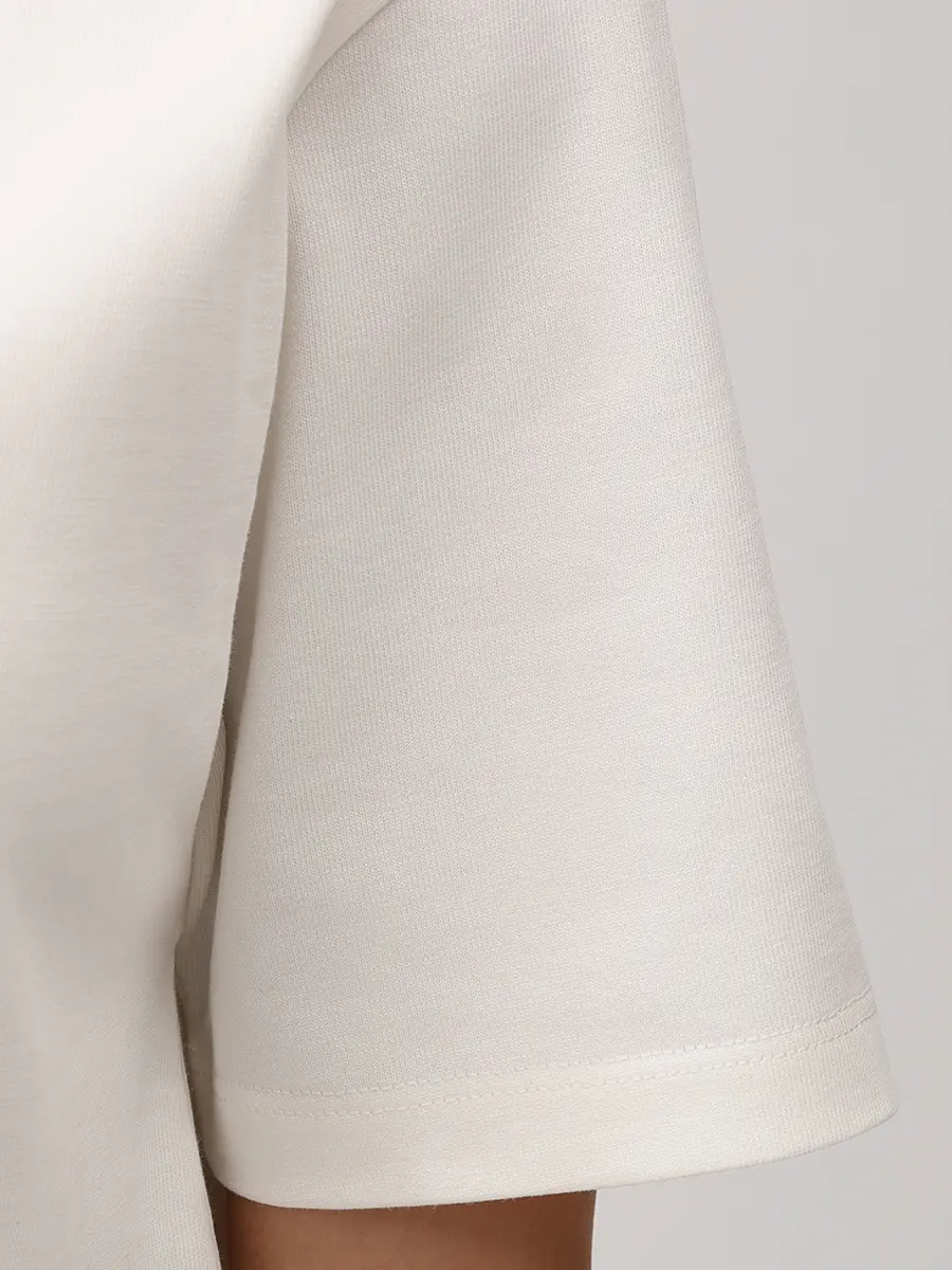 Футболка хлопковая JIL SANDER J40GC0118 J20103 102 Белый  Фото 5