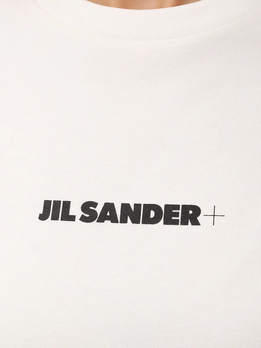 Футболка хлопковая JIL SANDER J40GC0118 J20103 102 Белый  Фото 6