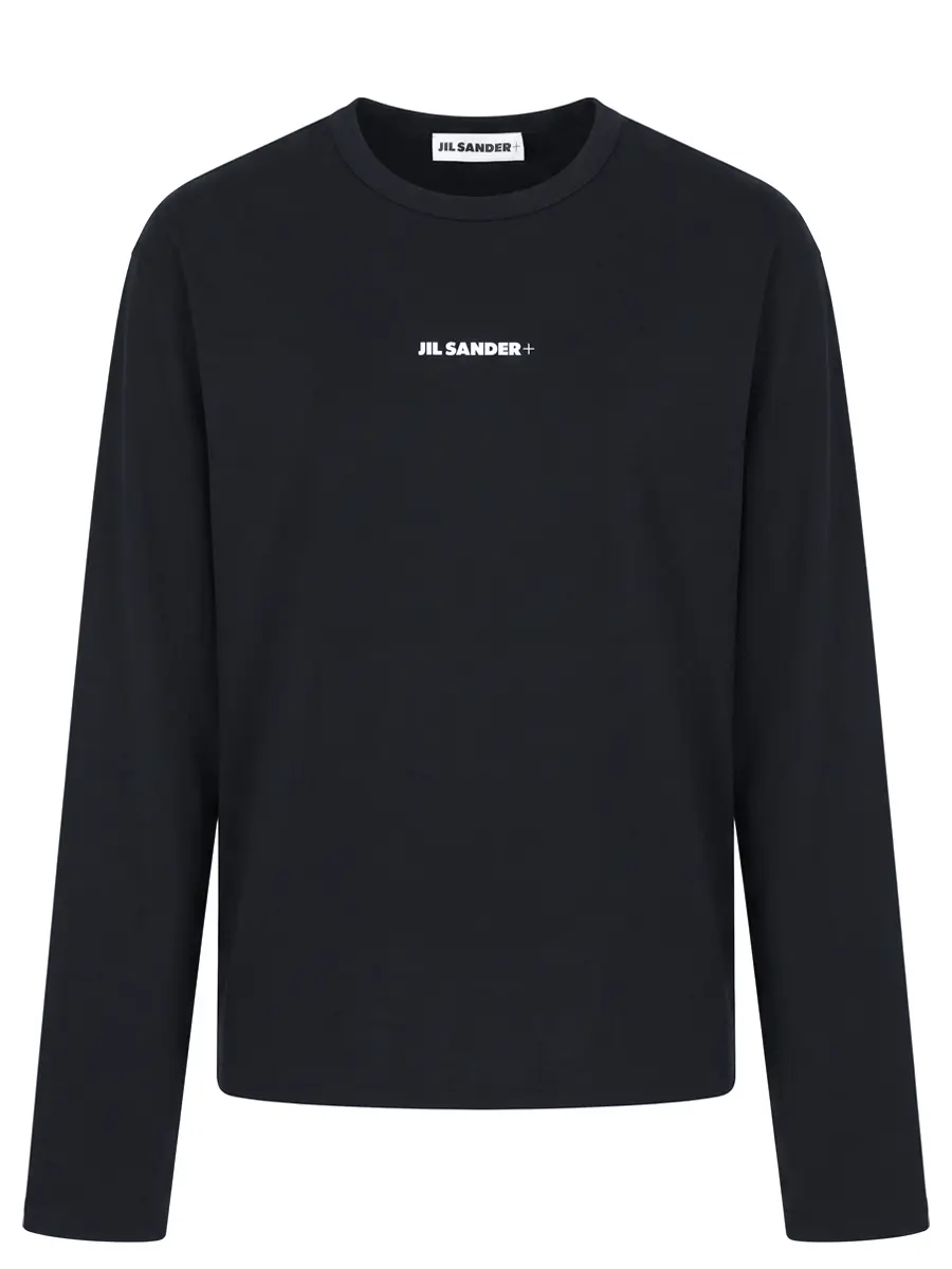 Лонгслив однотонный JIL SANDER J40GC0148 J20033 001 Черный 