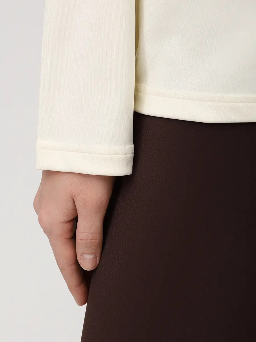 Лонгслив однотонный JIL SANDER J40GC0148 J20033 104 Белый  Фото 5