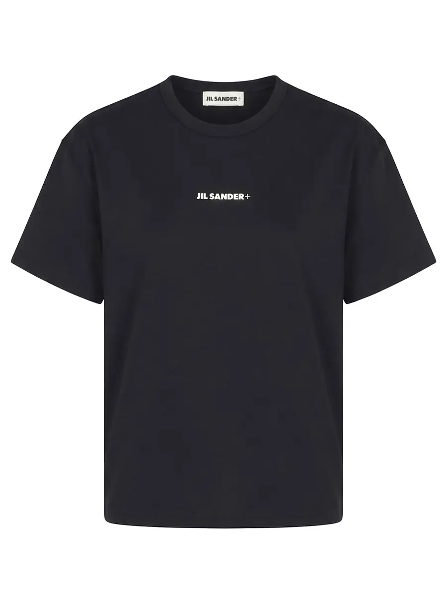 Футболка из джерси JIL SANDER J40GC0149 J20033 001 Черный 