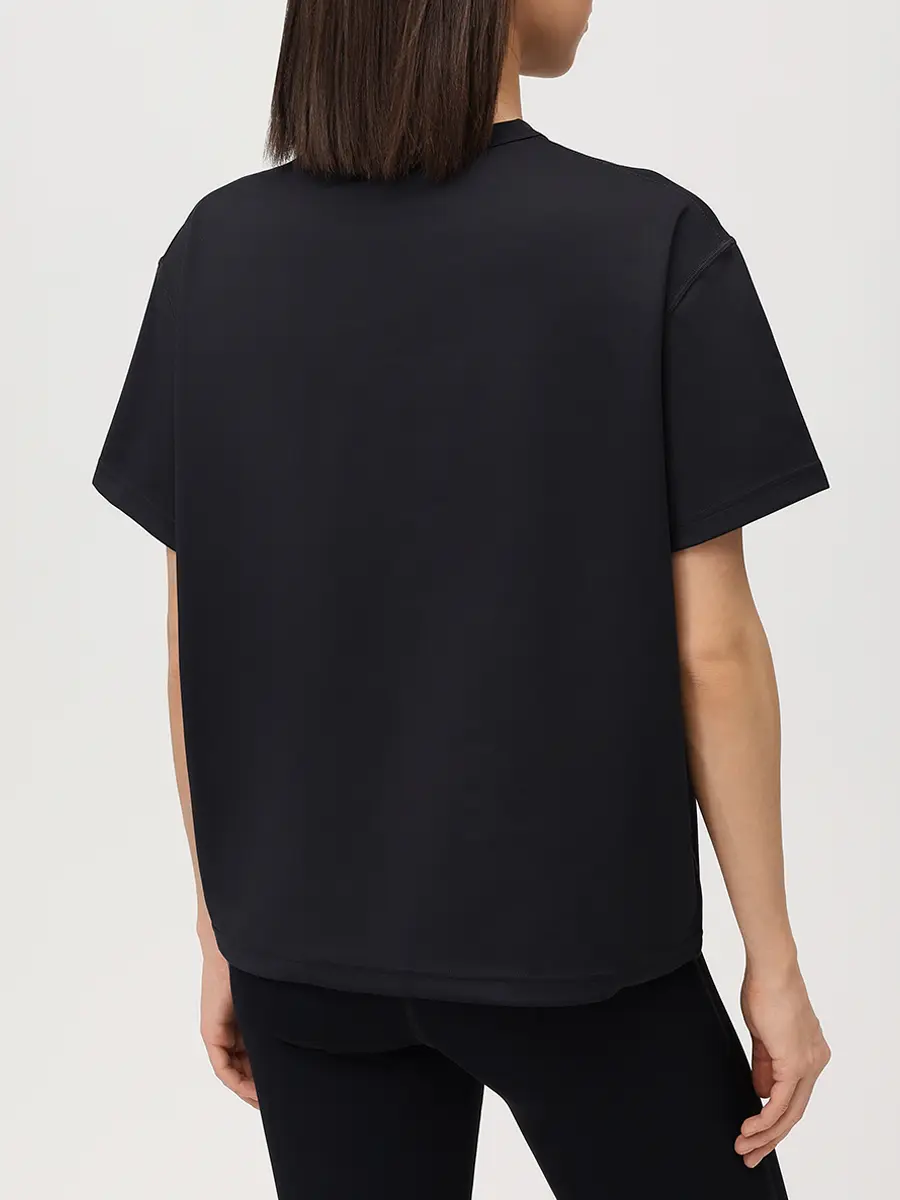 Футболка из джерси JIL SANDER J40GC0149 J20033 001 Черный  Фото 4