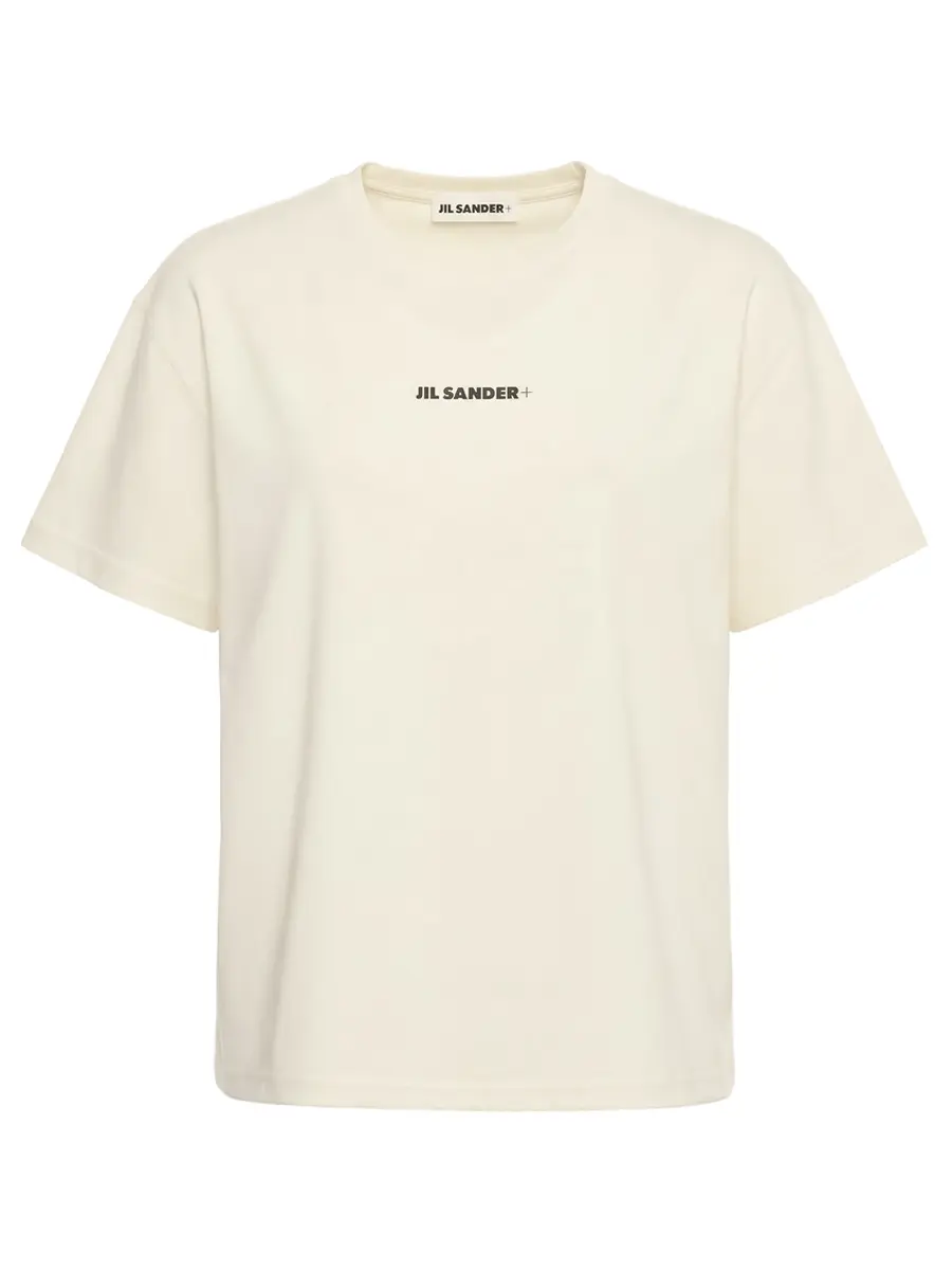Футболка из джерси JIL SANDER J40GC0149 J20033 104 Белый 