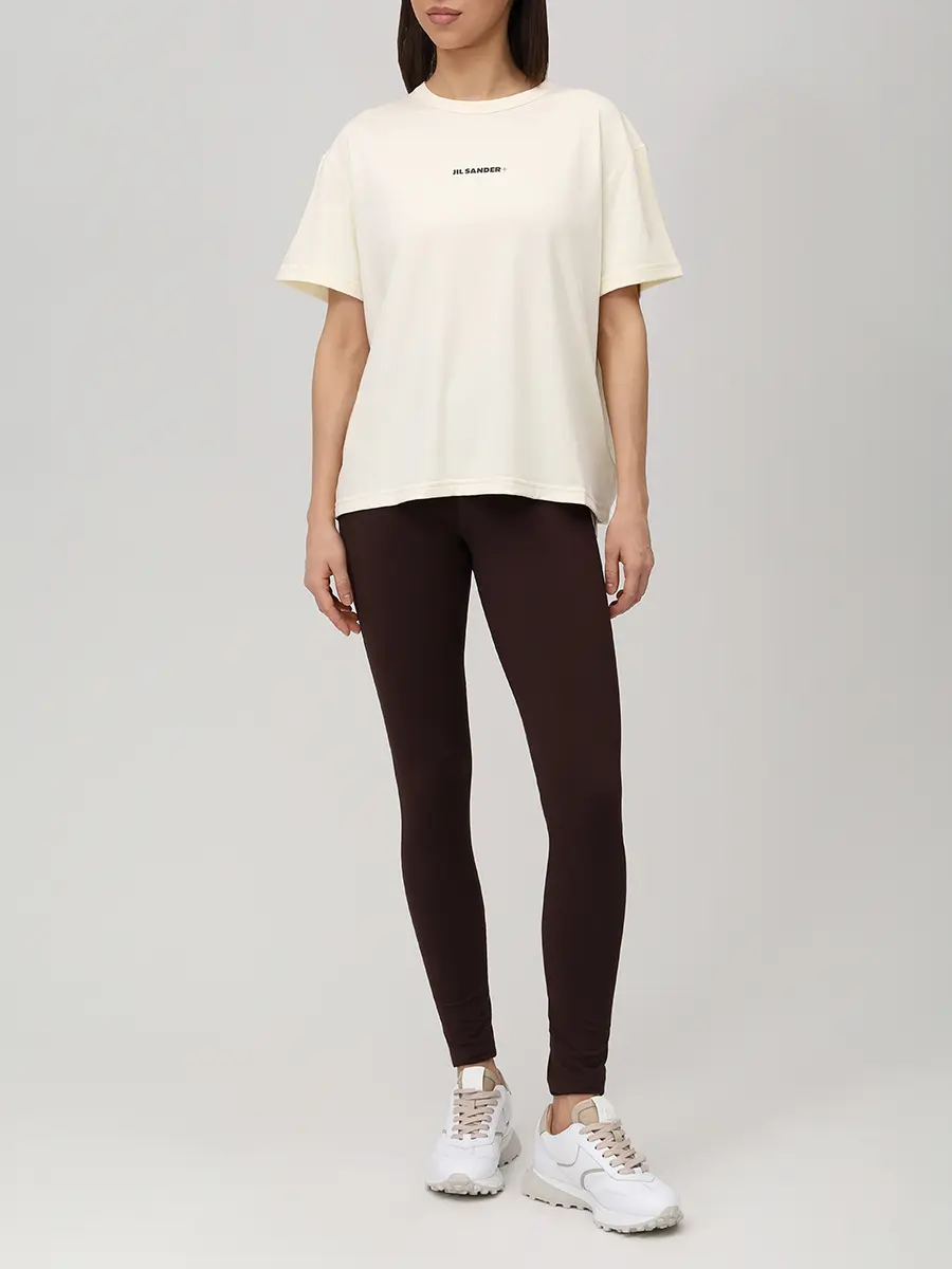 Футболка из джерси JIL SANDER J40GC0149 J20033 104 Белый  Фото 2