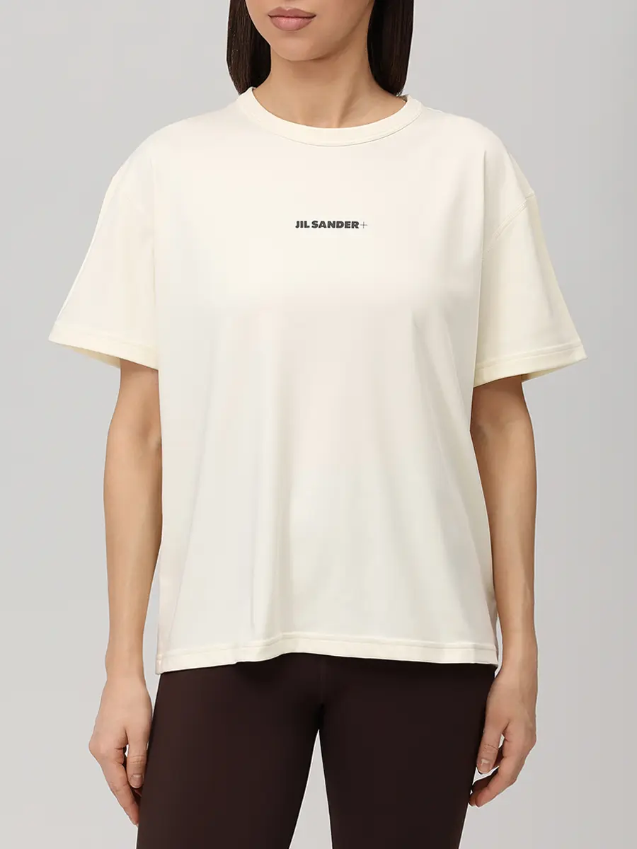 Футболка из джерси JIL SANDER J40GC0149 J20033 104 Белый  Фото 4
