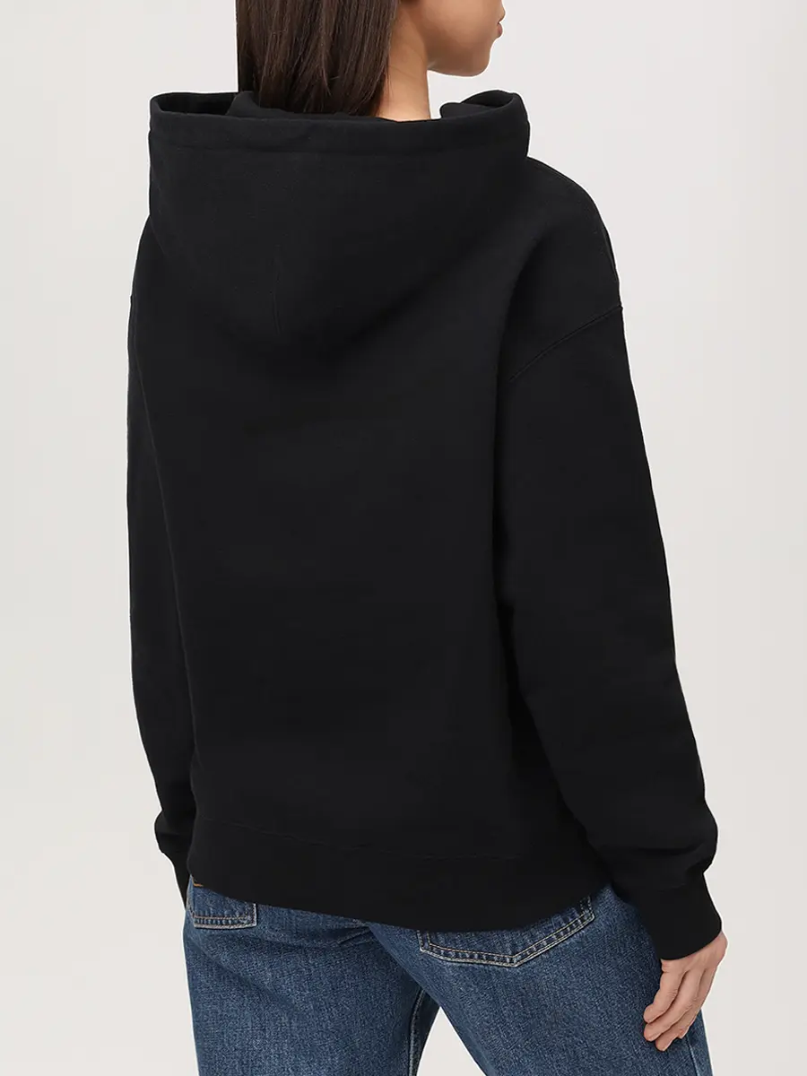 Худи хлопковое JIL SANDER J40GU0123 J20039 001 Черный  Фото 3