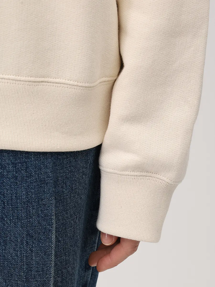 Худи хлопковое JIL SANDER J40GU0123 J20010 279 Бежевый  Фото 5
