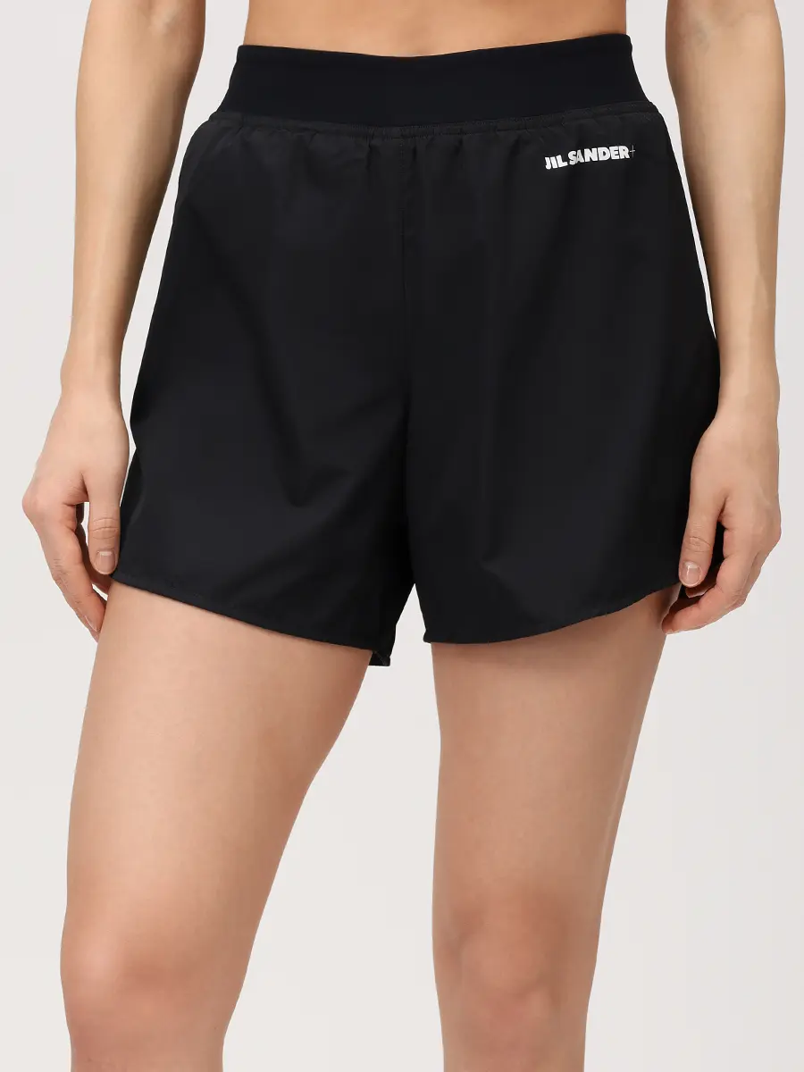 Шорты однотонные JIL SANDER J40KA0260 JTN158 001 Черный  Фото 4