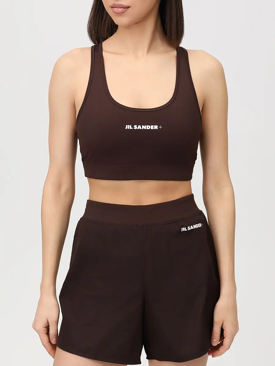 Топ однотонный JIL SANDER J40NC0002 J20031 202 Коричневый  Фото 4