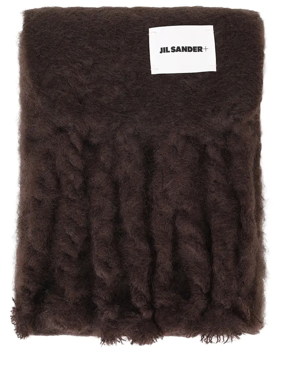 Шарф шерстяной JIL SANDER J40TE0132 J40041 204 Коричневый 