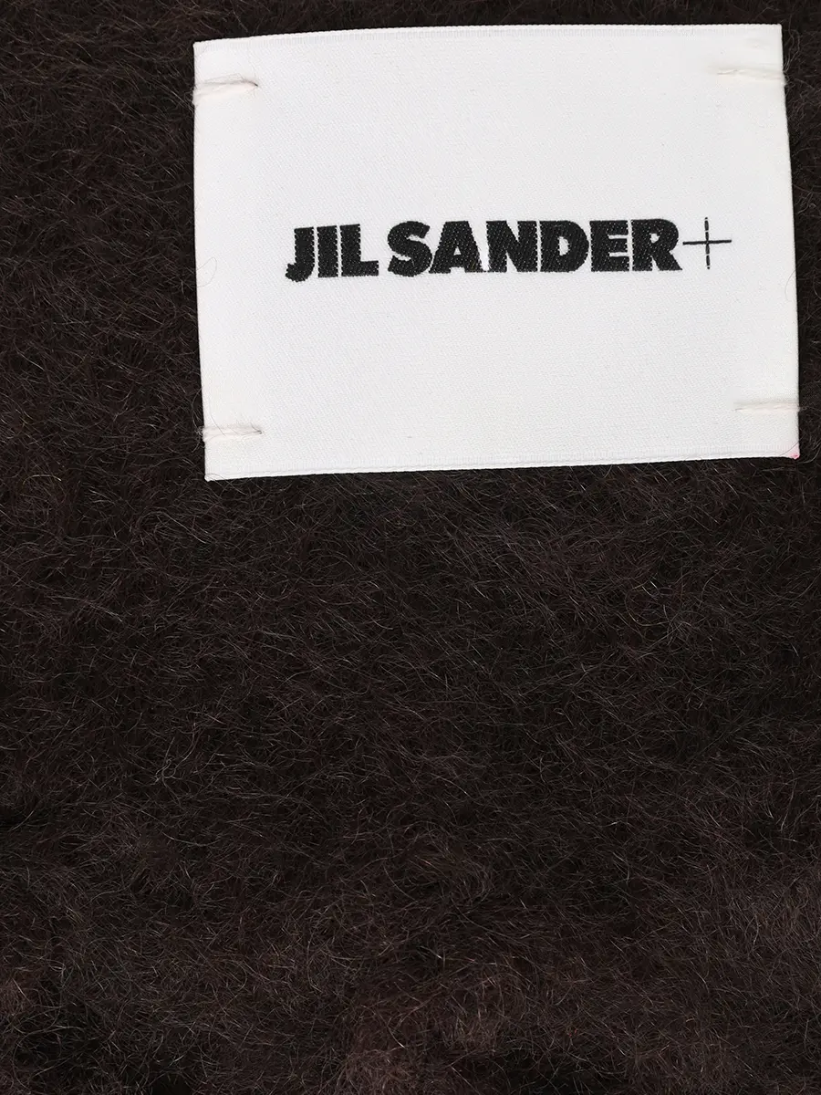 Шарф шерстяной JIL SANDER J40TE0132 J40041 204 Коричневый  Фото 3