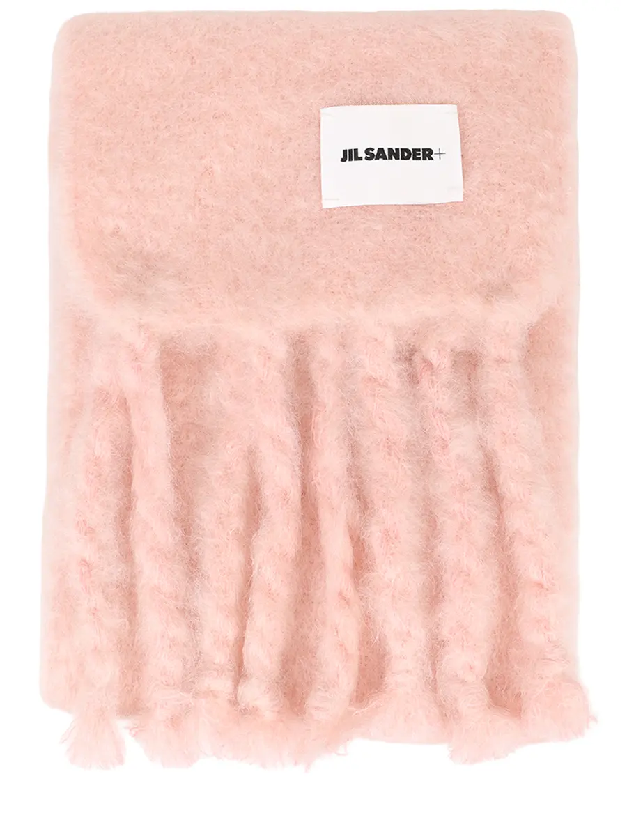 Шарф шерстяной JIL SANDER J40TE0132 J40041 660 Розовый 