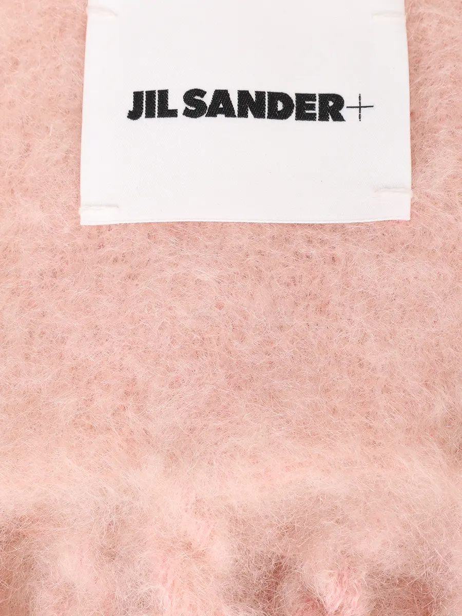Шарф шерстяной JIL SANDER J40TE0132 J40041 660 Розовый  Фото 3