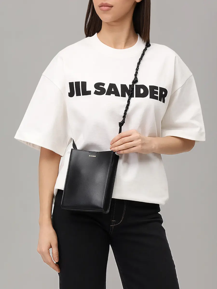 Сумка кожаная JIL SANDER J07WG0001 P4841 001 Черный  Фото 2
