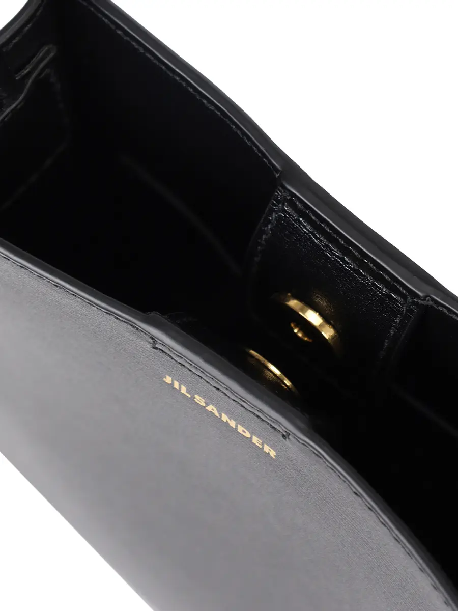 Сумка кожаная JIL SANDER J07WG0001 P4841 001 Черный  Фото 4