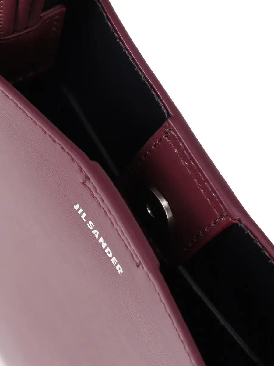 Сумка кожаная JIL SANDER J07WG0001 P5354 505 Бордовый  Фото 4