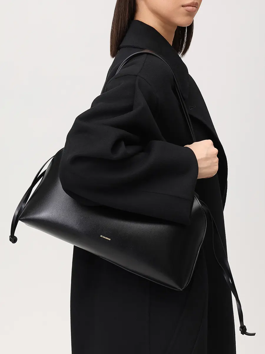 Сумка кожаная JIL SANDER J07ZH0054 P7100 001 Черный  Фото 2