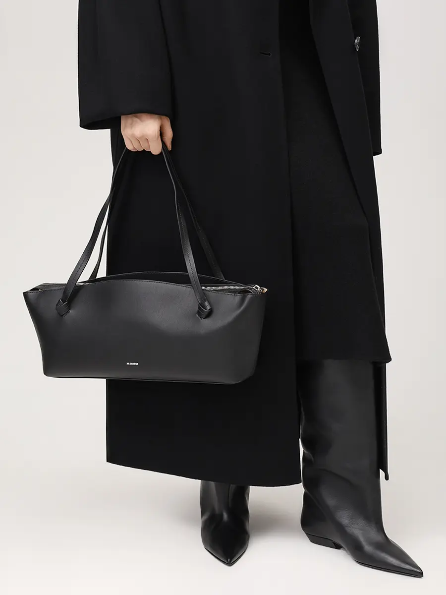 Сумка кожаная JIL SANDER J07ZH0057 P7186 001 Черный  Фото 2