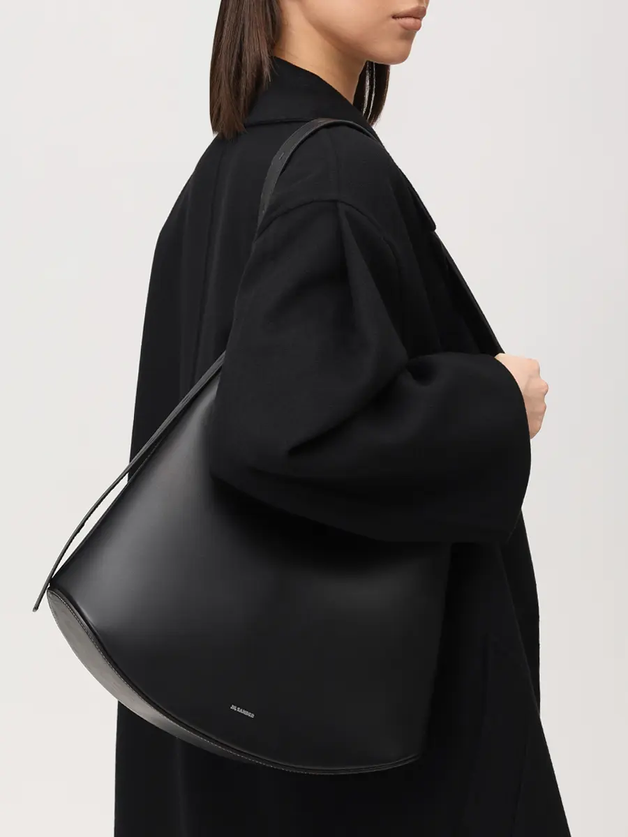 Сумка кожаная JIL SANDER J08ZH0061 P8354 001 Черный  Фото 2