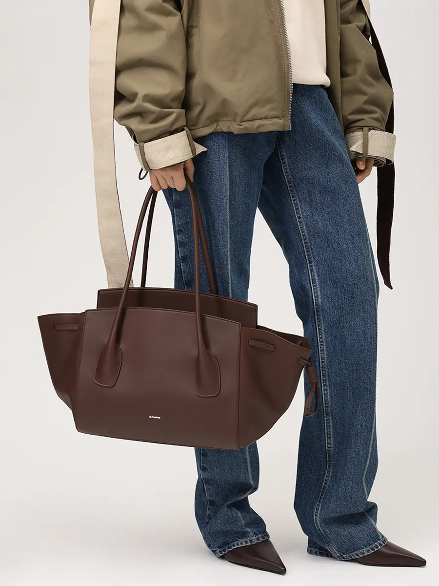 Сумка кожаная JIL SANDER J08ZH0070 P8374 209 Коричневый  Фото 2