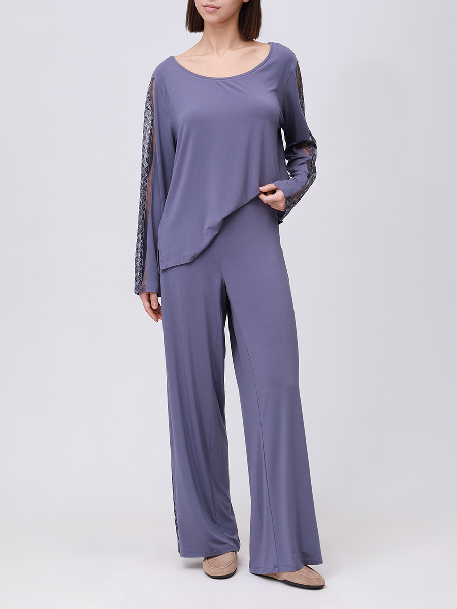 

Футболка из модала, Деним, 5L74