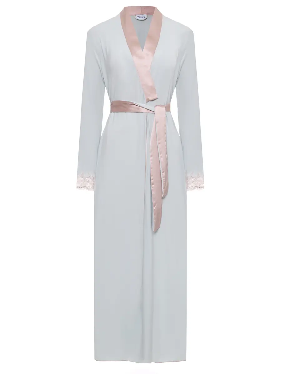 

Халат из модала, Голубой, W51AV01/L AURELIA/L 600