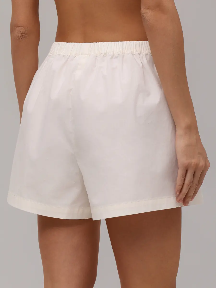 

Шорты хлопковые, Белый, L25103105-180