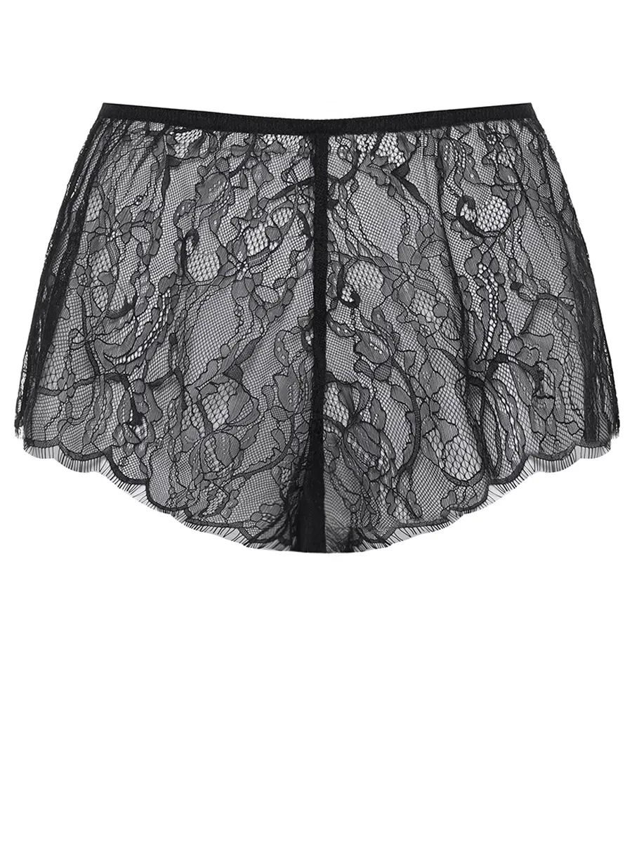 

Шорты из кружева, Черный, L2593102-900