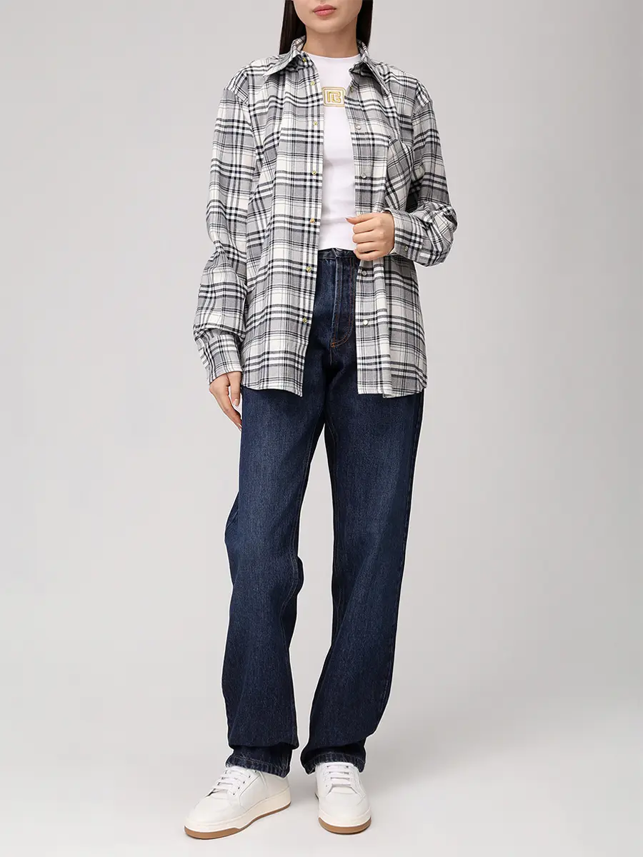 Джинсы хлопковые FORTE DEI MARMI COUTURE 25WF7053 Синий  Фото 2