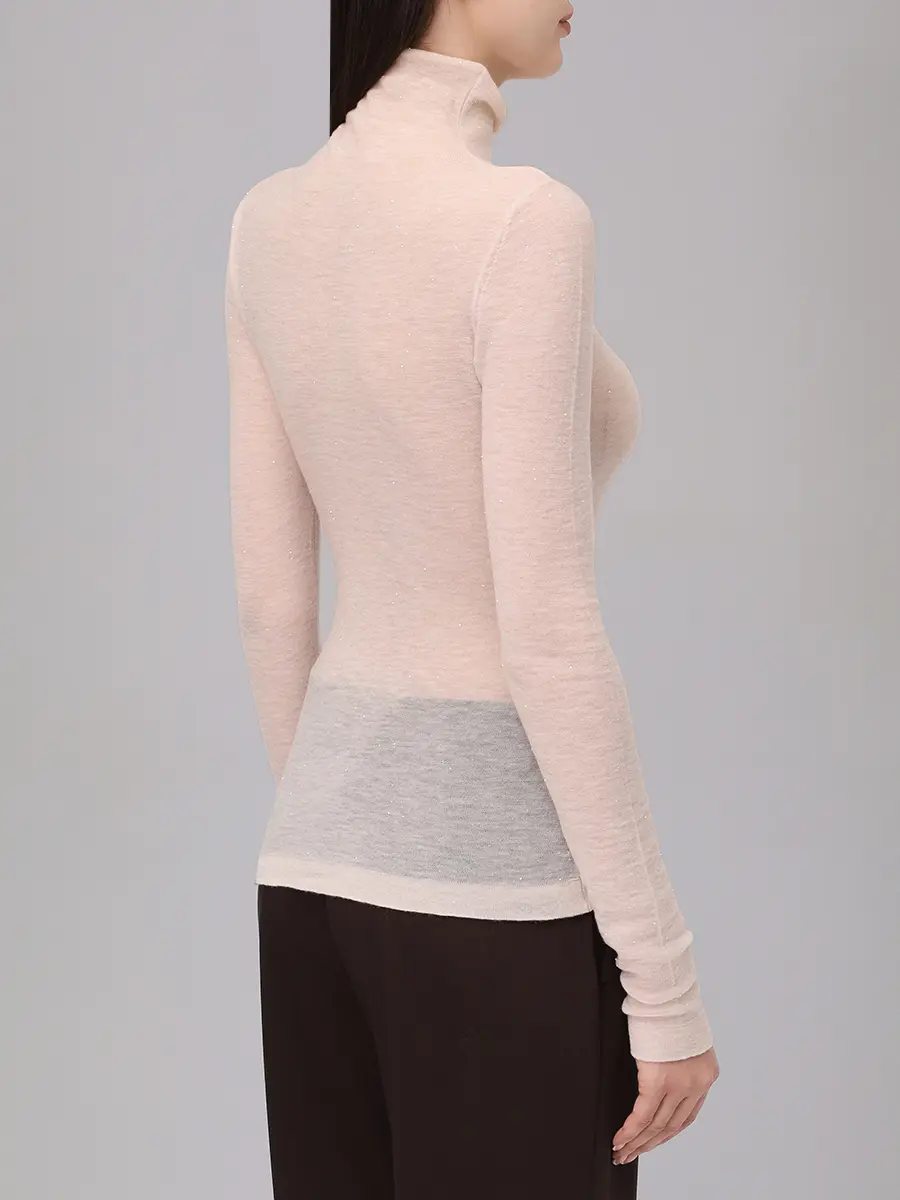 Водолазка шерстяная AMMONIT AM.KNT03.3100.101 Бежевый  Фото 3