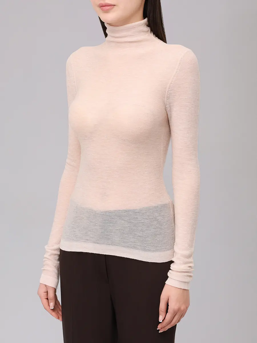 Водолазка шерстяная AMMONIT AM.KNT03.3100.101 Бежевый  Фото 4