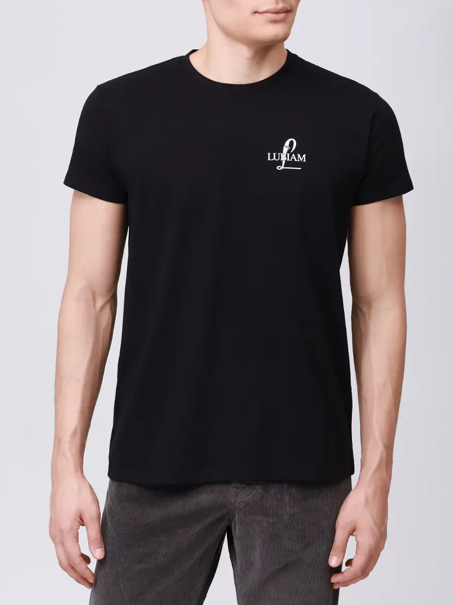 Футболка хлопковая LUBIAM 49548/1/6398 Черный  Фото 4
