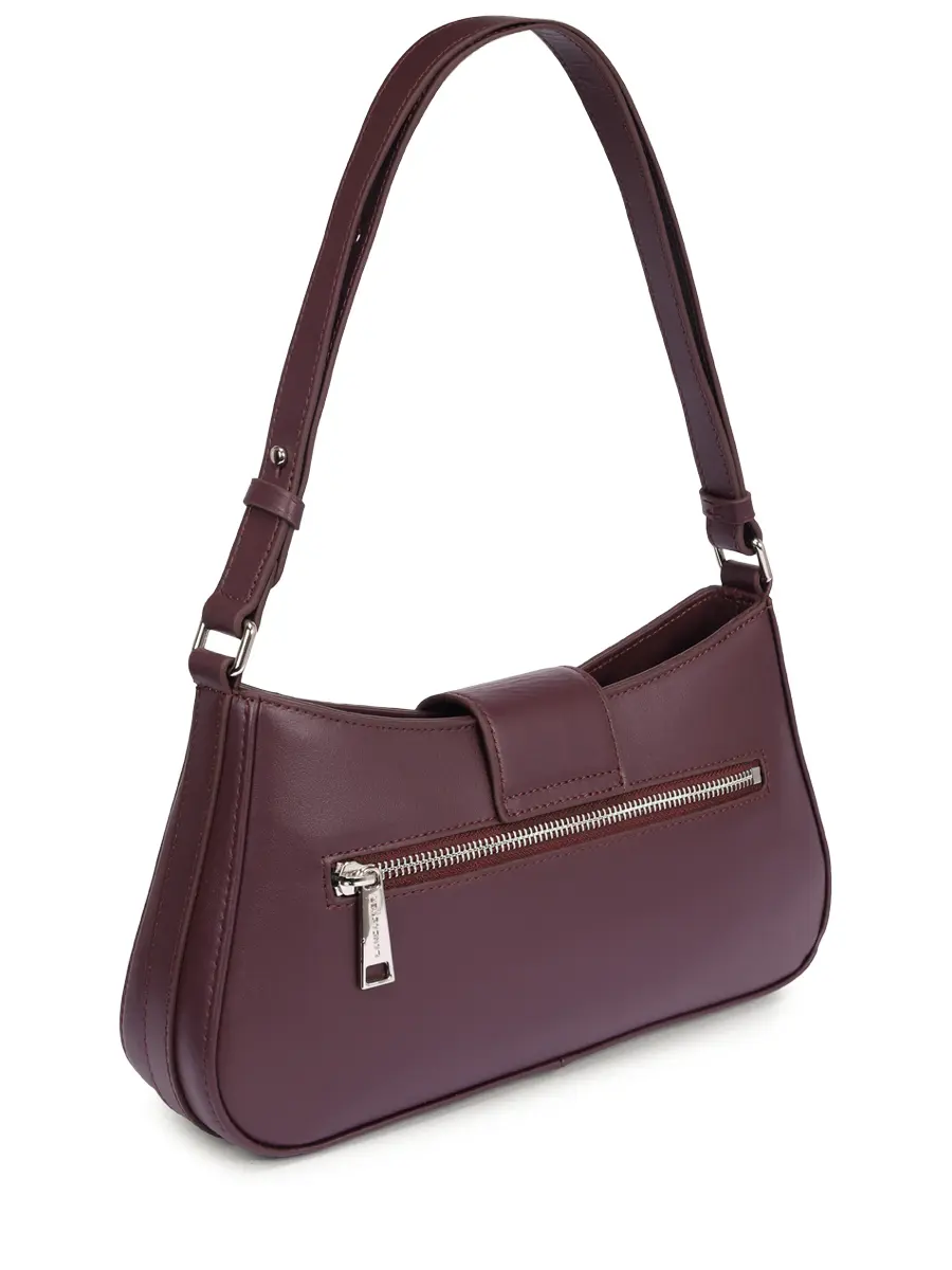 Сумка кожаная Paris Ily LANCASTER 531-041-BORDEAUX Бордовый  Фото 3