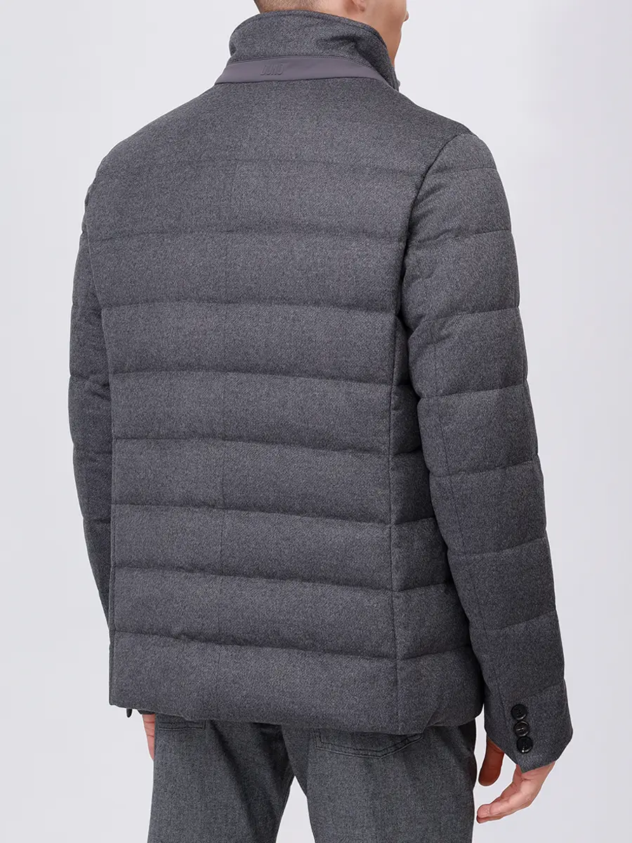 Пуховик стеганый DUNO MASTER 480 Серый  Фото 3