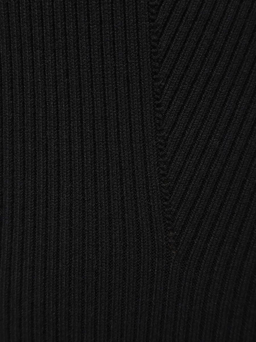 Платье из вискозы BLUMARINE 2A727AN0990 Черный  Фото 6