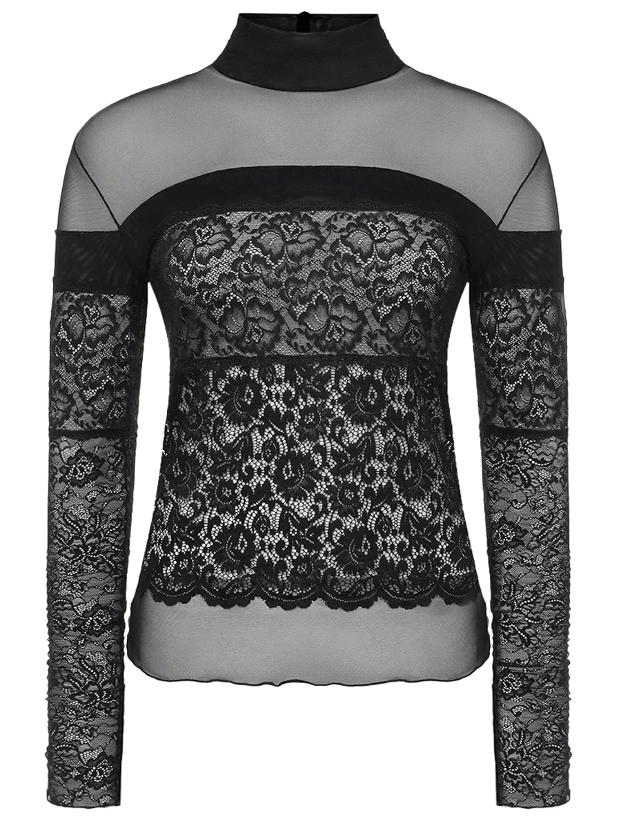 

Топ кружевной, Черный, 2C409AN0990