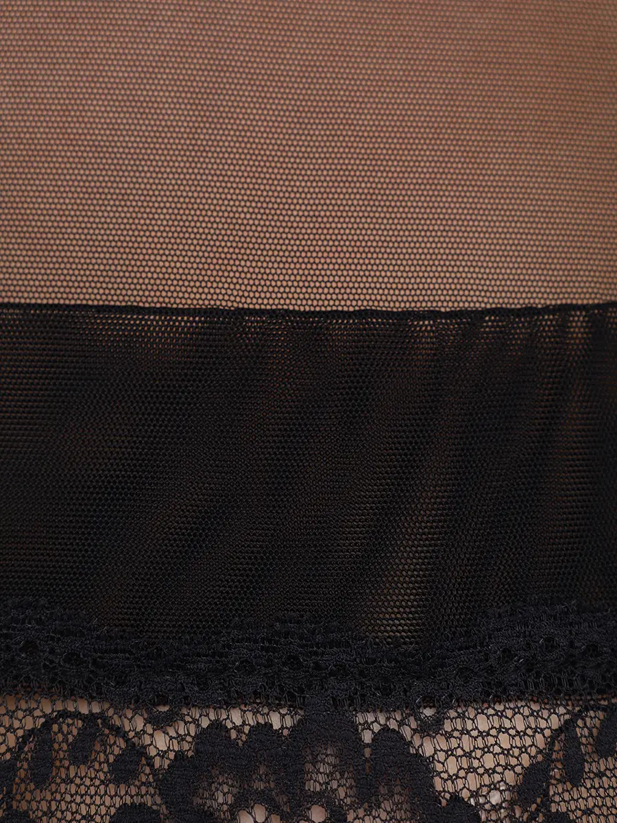 Топ кружевной BLUMARINE 2C409AN0990 Черный  Фото 6