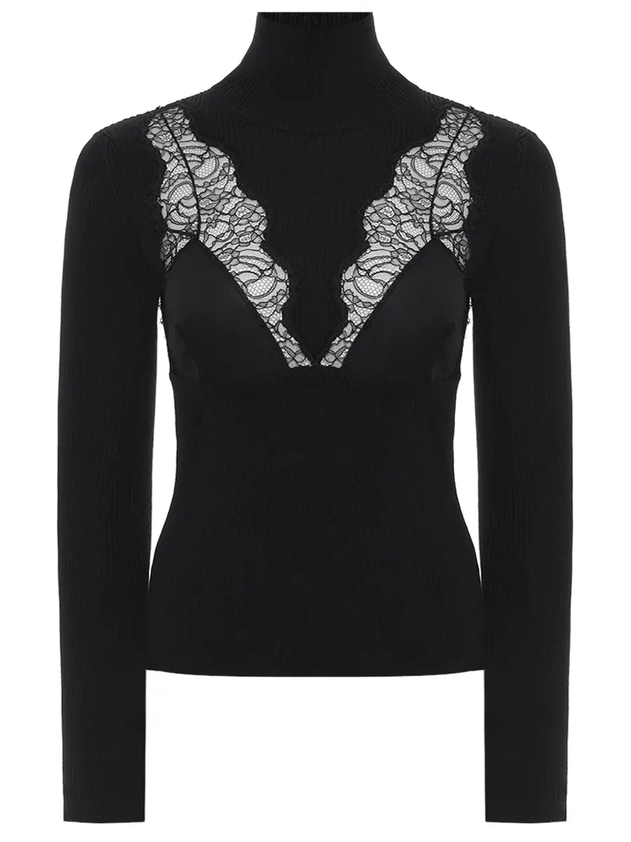 

Водолазка шерстяная, Черный, 2M620AN0990