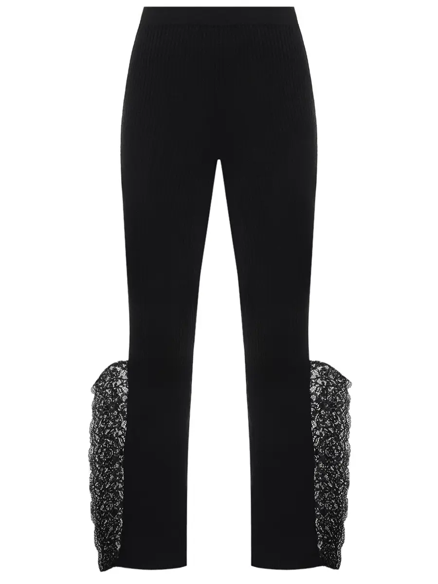 Брюки из вискозы BLUMARINE 2P185AN0990 Черный 